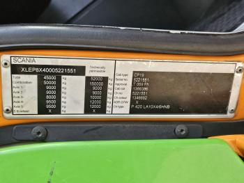 Scania P420 / MANUAL GEARBOX / 10x4 / RETARDER / 150T